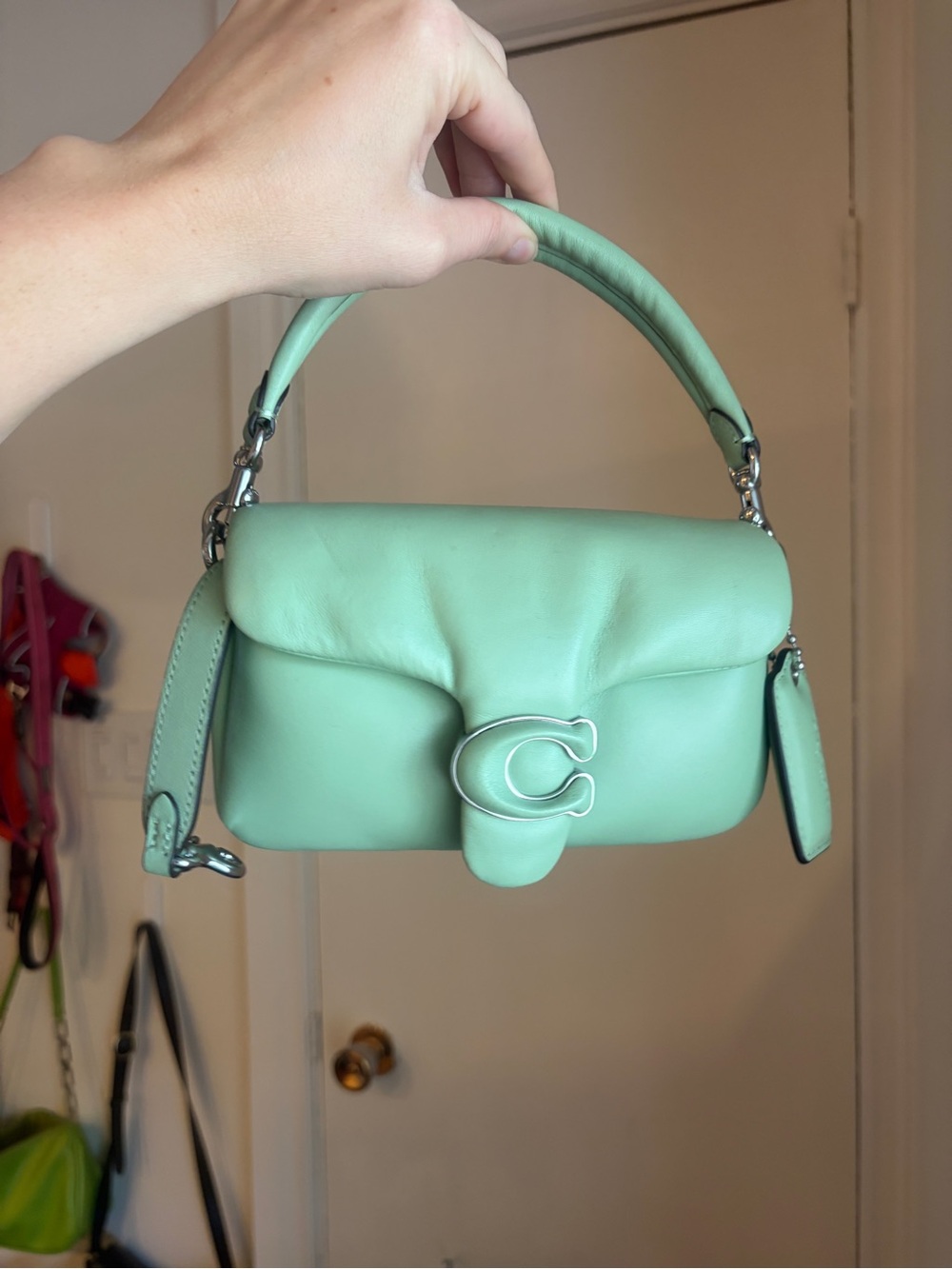 Coach pillow Tabby 18 Shoulder Bag in Pistachio - Picture 8 of 14
